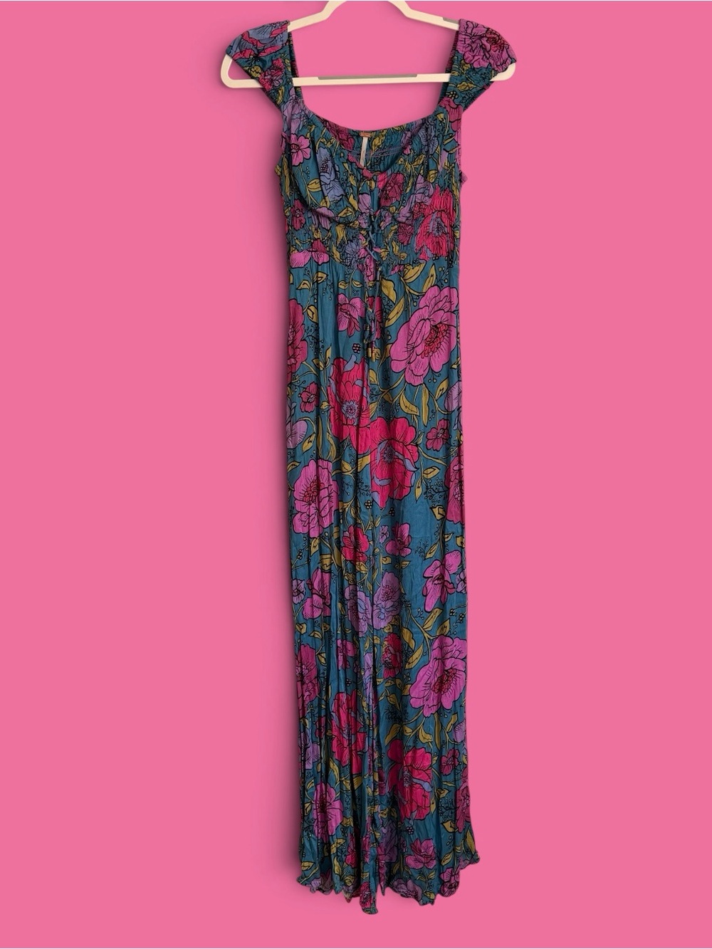 Free People Rolling Hills Jumpsuit in Bluebell Combo 🌸✨
